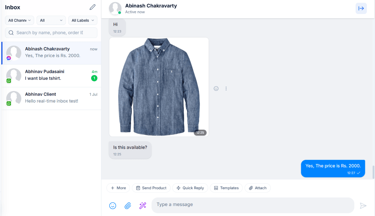 AI Inbox Dashboard